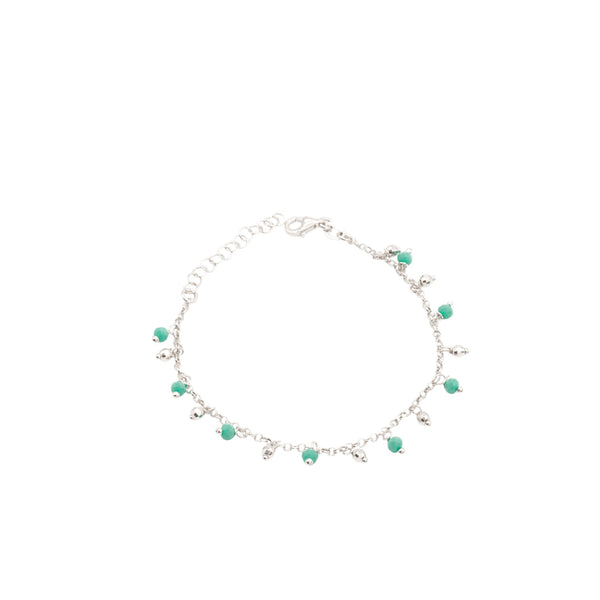 Bracciale Con Pietre Verdi