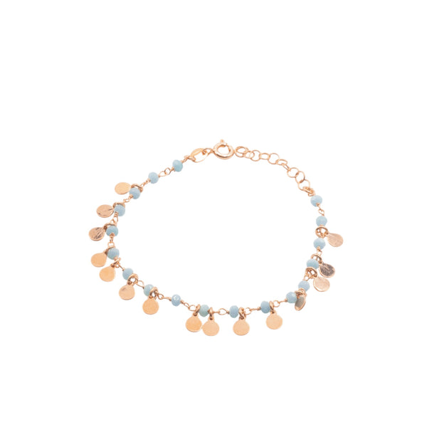 Bracciale Con Perline Turchesi