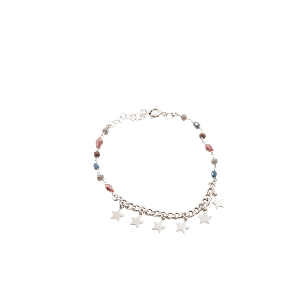 Bracciale Stelle E Cristalli Colorati