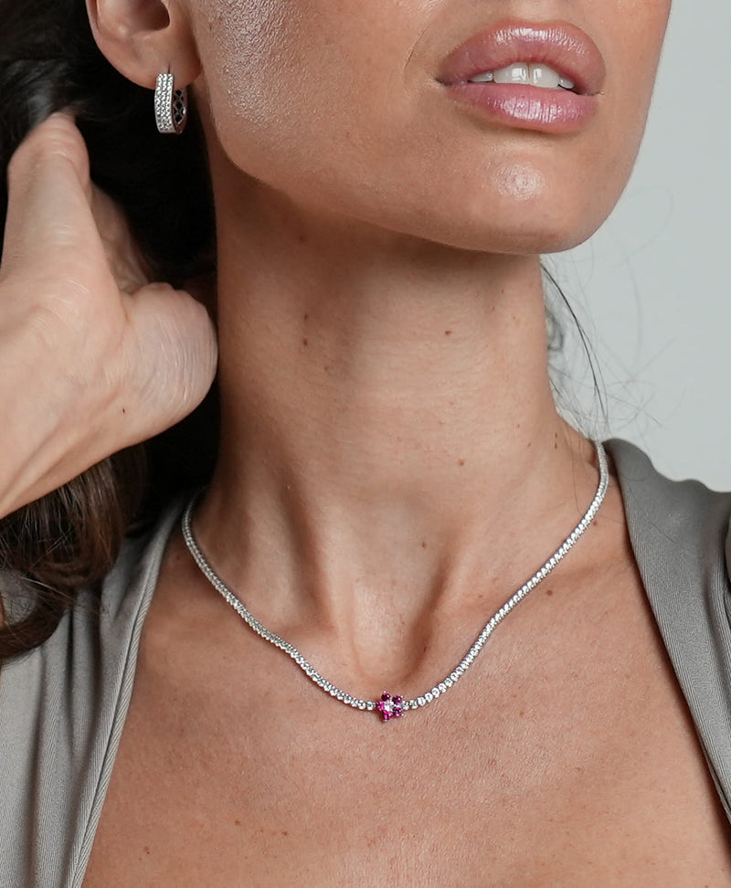 Girocollo Tennis Verde