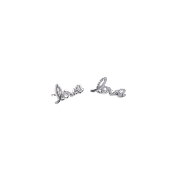 Orecchini Love Corsivo