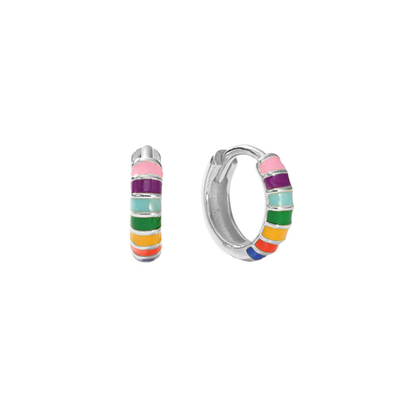 Orecchini Smaltati Rainbow