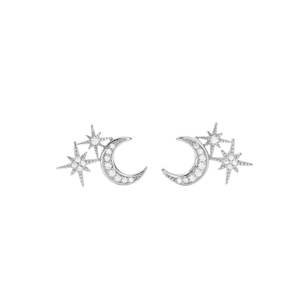 Orecchini Luna E Stelle