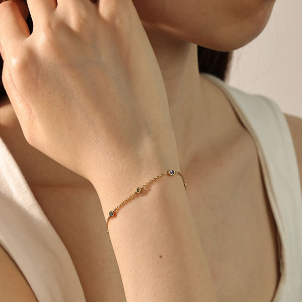 Bracciale Zirconi Colorati