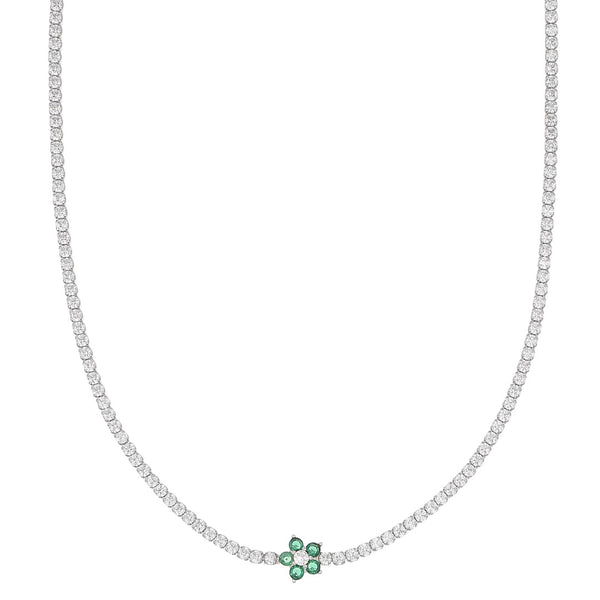 Girocollo Tennis Verde