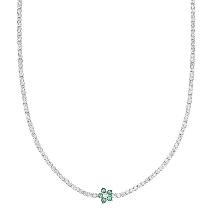 Girocollo Tennis Verde